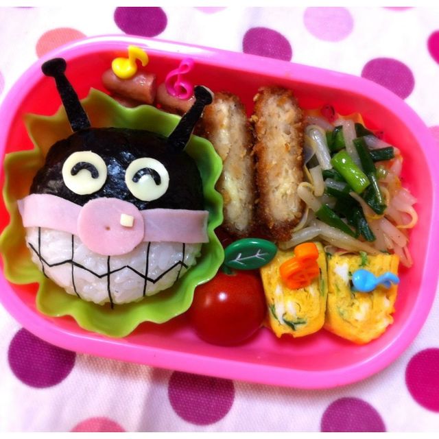 過去弁♡ばいきんまん弁当