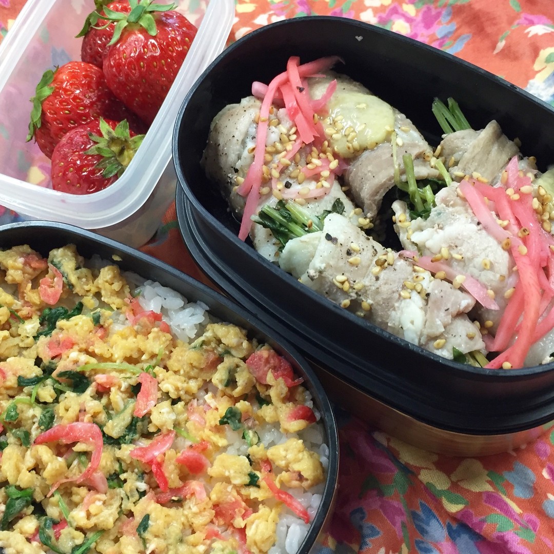 豆苗を使ったお弁当