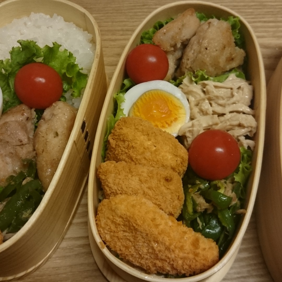 鶏からあげとフライ弁当