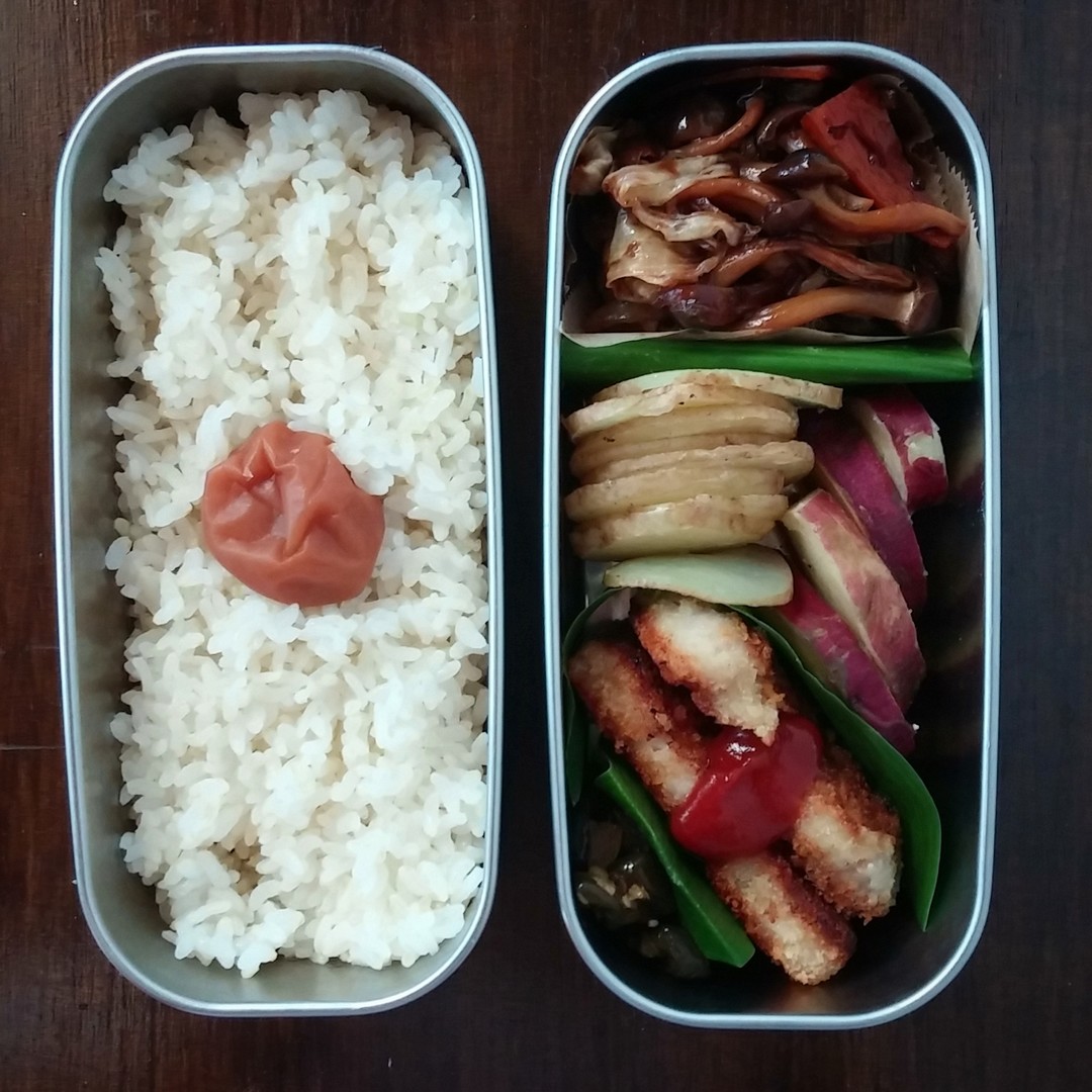 娘と息子弁当