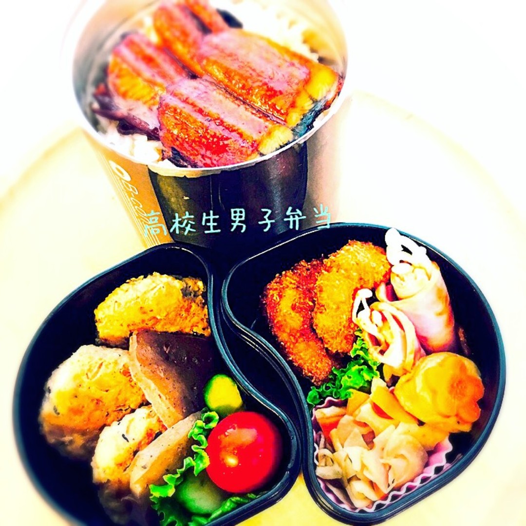 8月29日(月)高校生男子弁当【うなぎ丼】