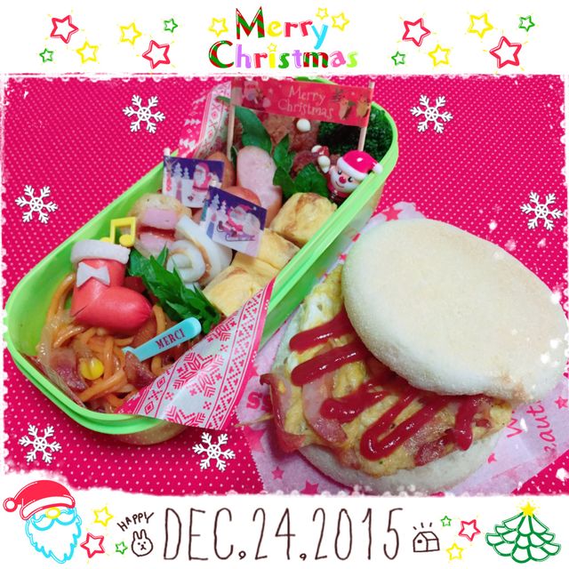 クリスマス部活弁当