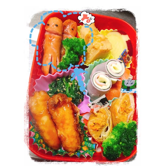 ソーセー人あらわる、弁当