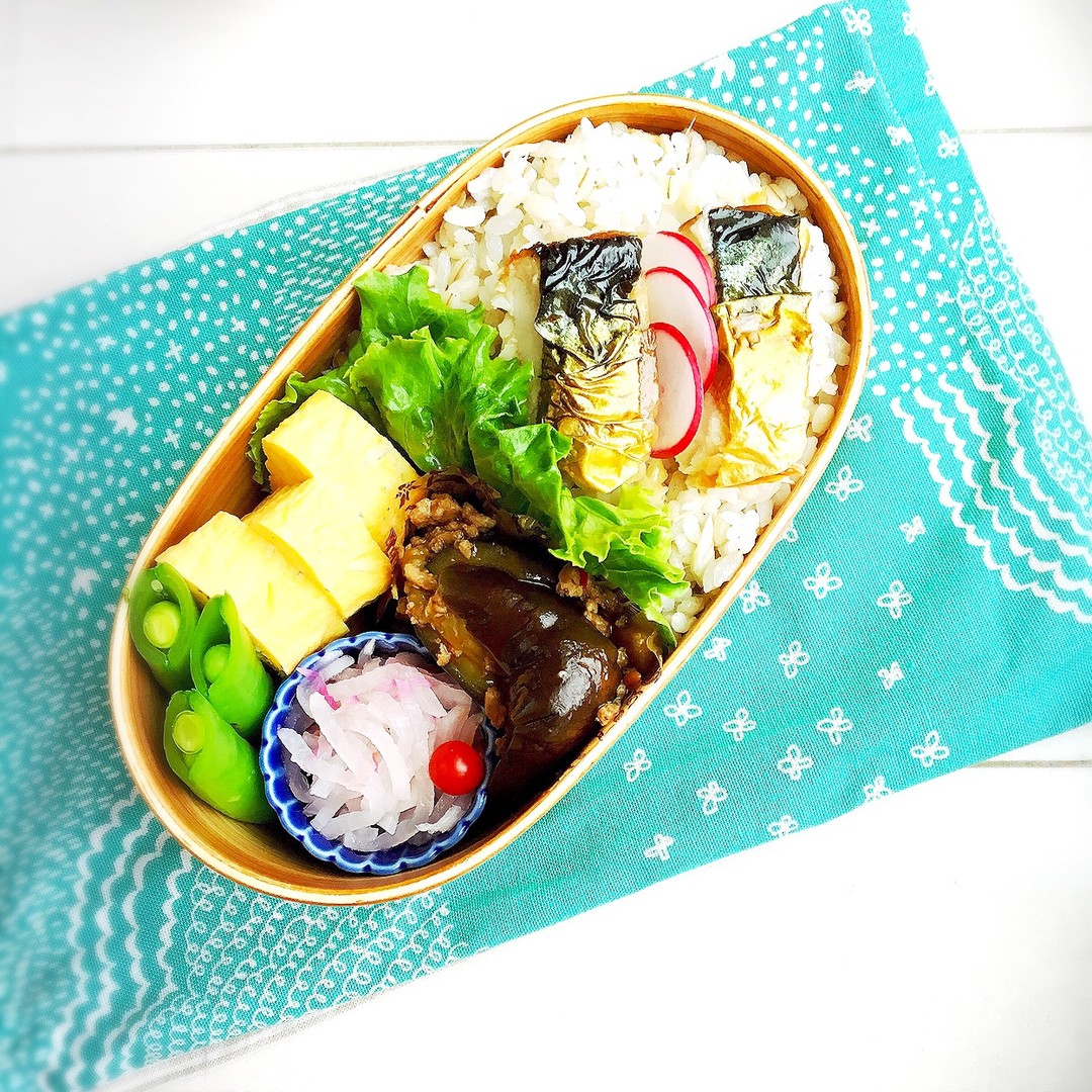 鯖と麻婆茄子のお弁当