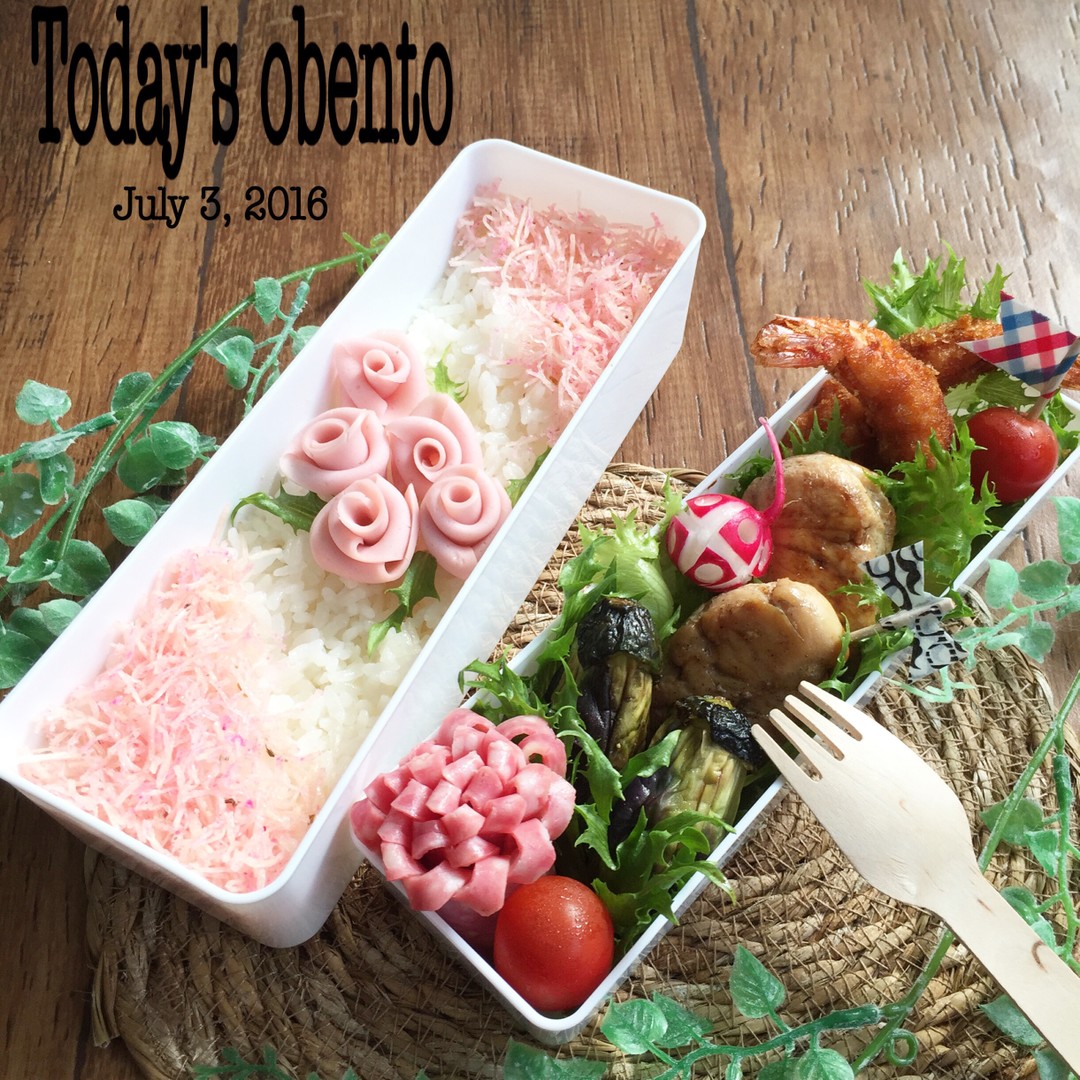 久々２段弁当