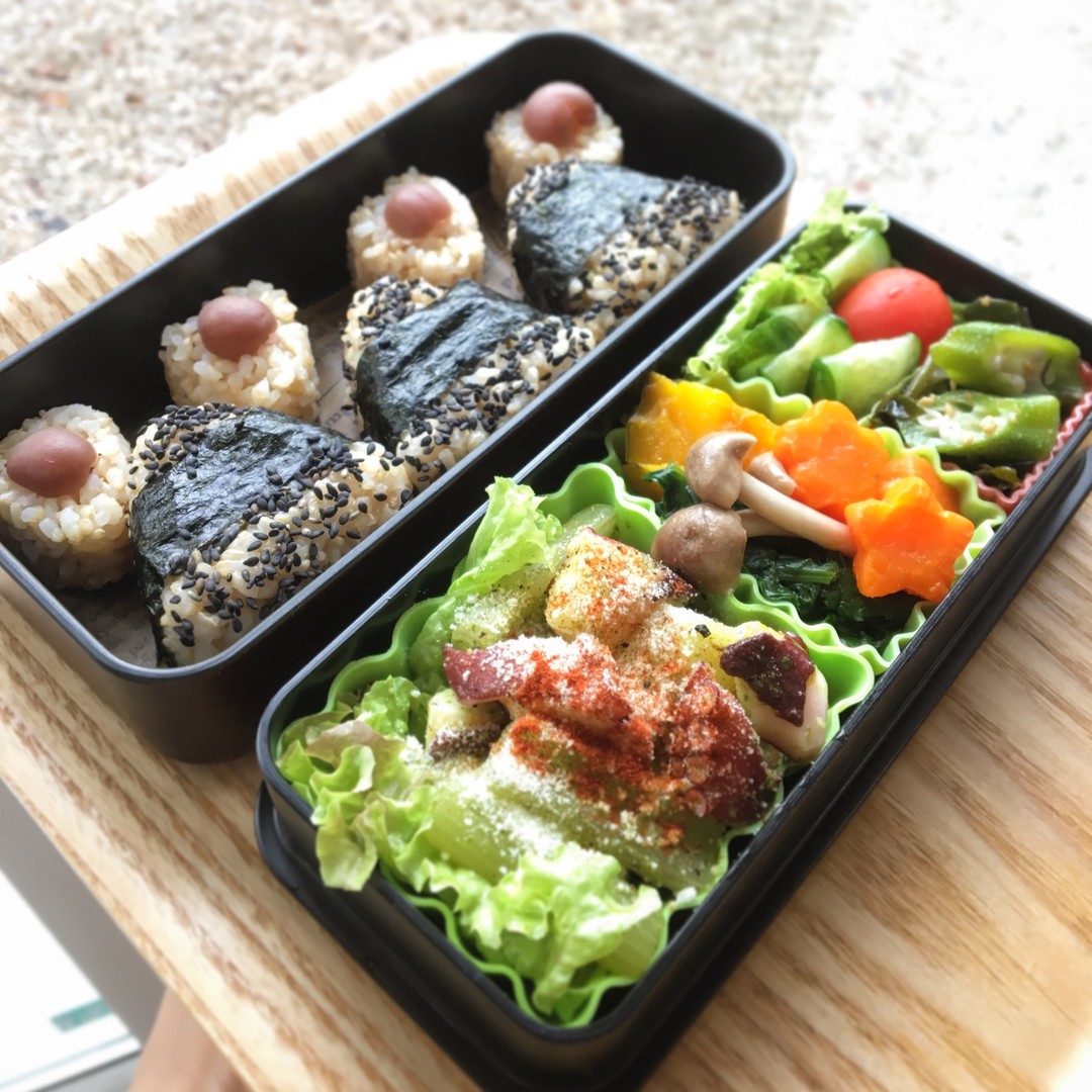蛸とフキと山芋のジェノベーゼ弁当