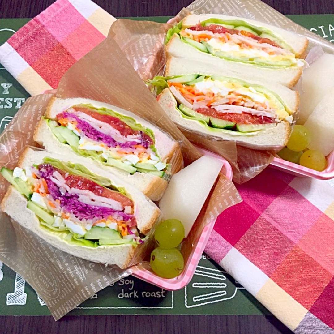 もりもり野菜サンド