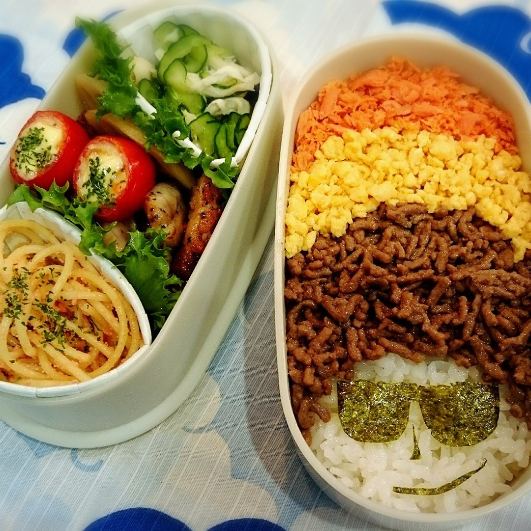 顔弁当～そぼろ弁当～