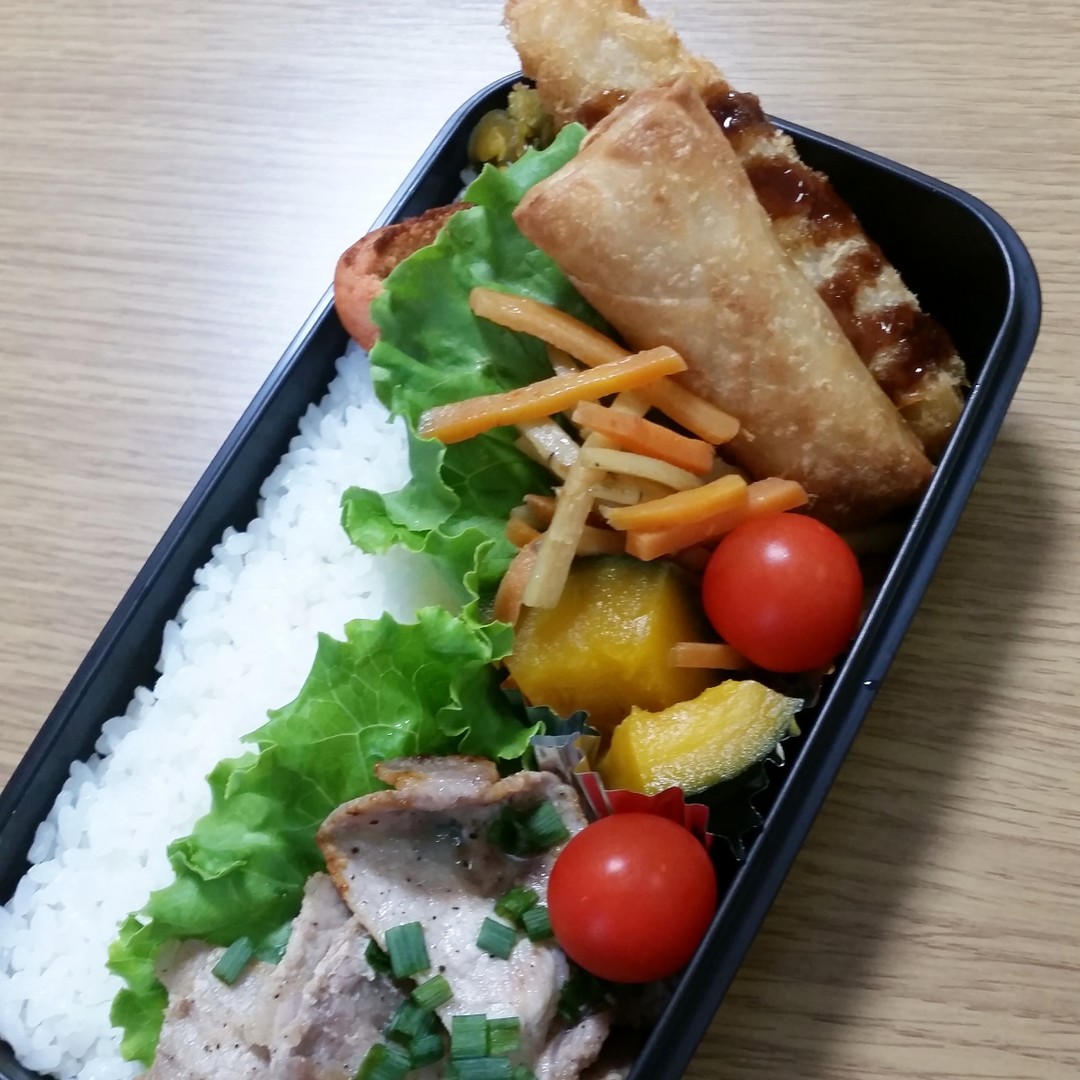 ネギ塩豚弁当