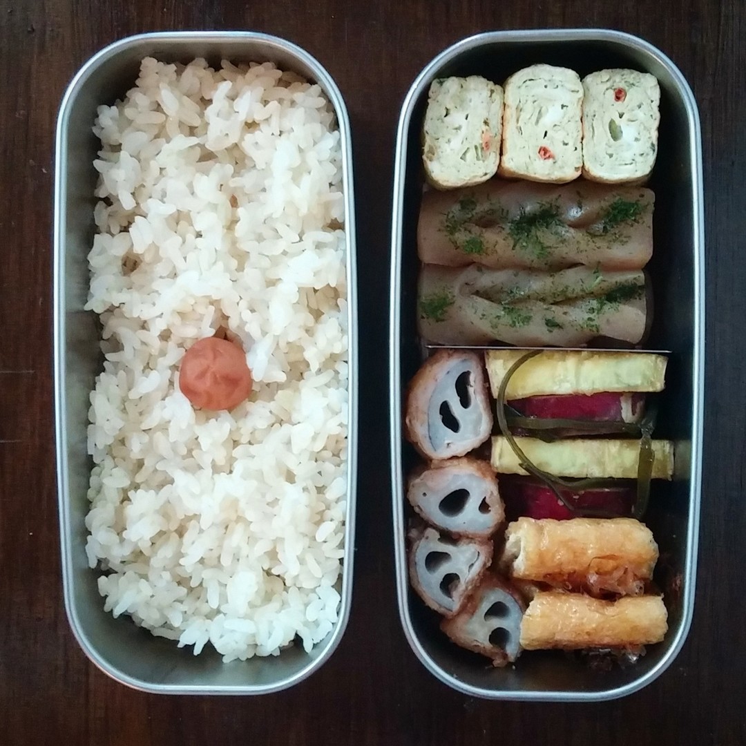 娘と息子弁当