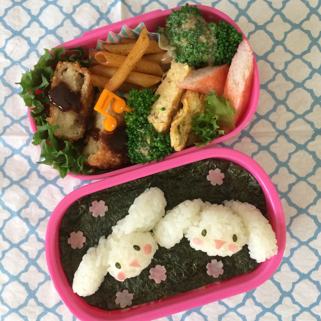 ツインシナモロールの海苔弁当