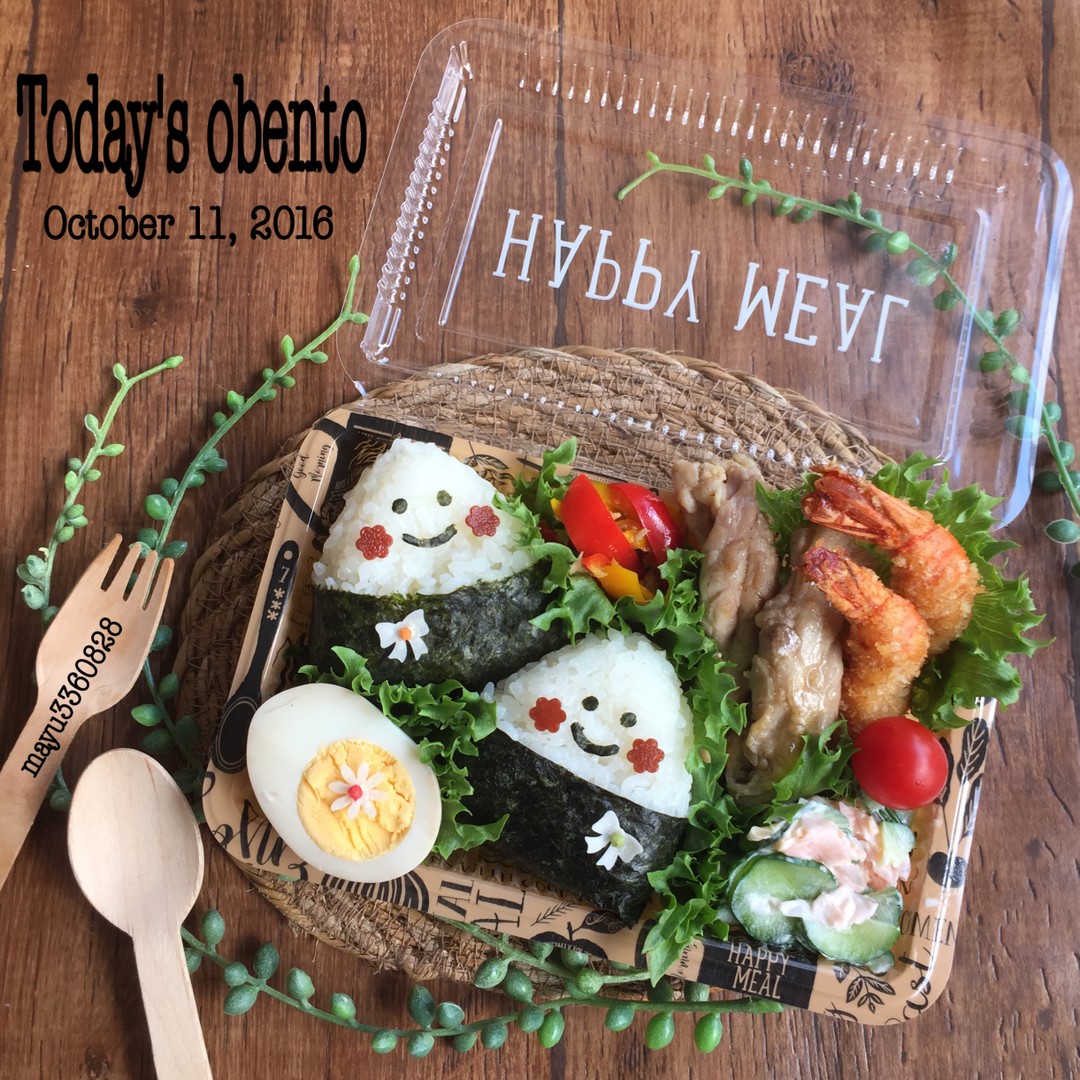 顔おにぎり弁当