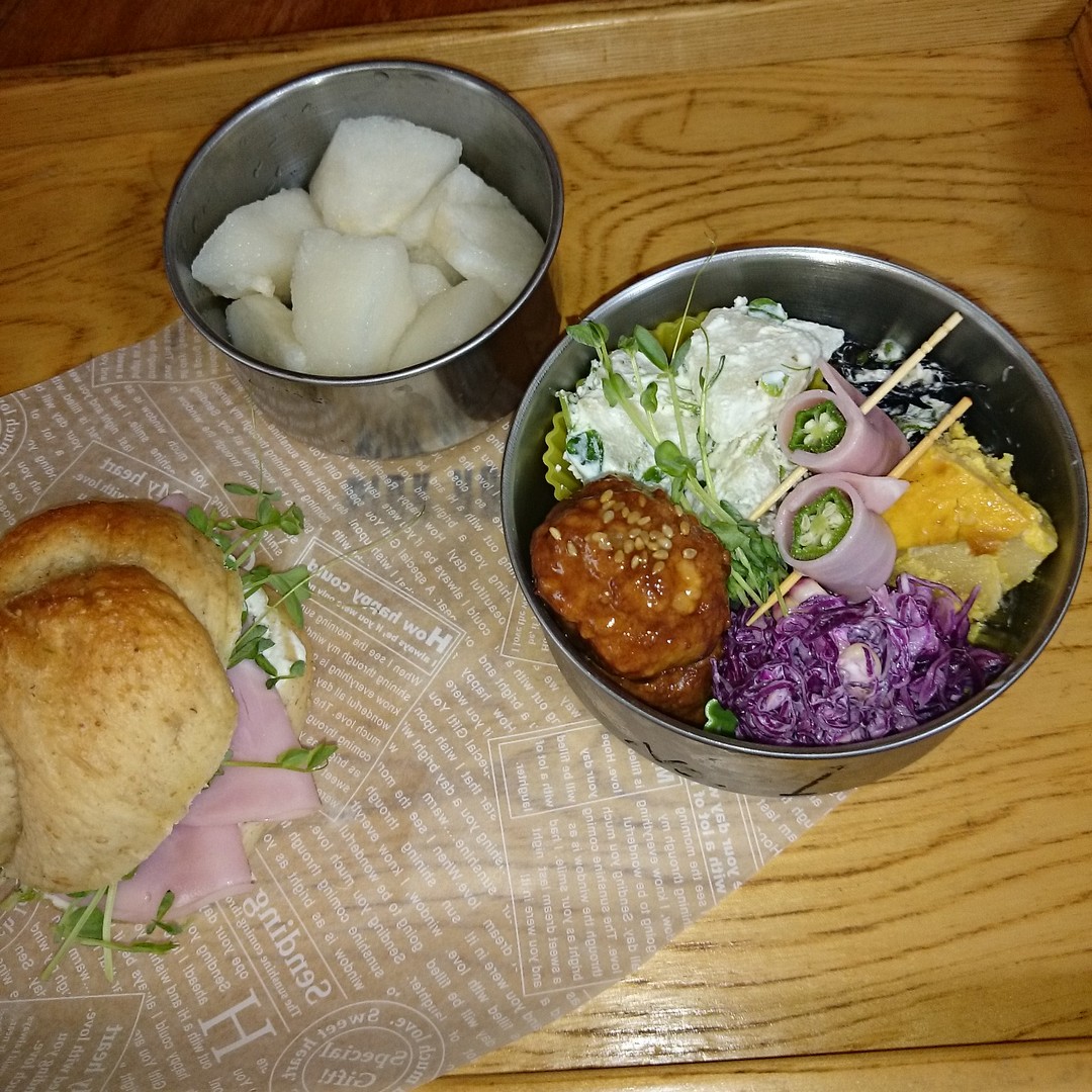 ベーグルサンド弁当