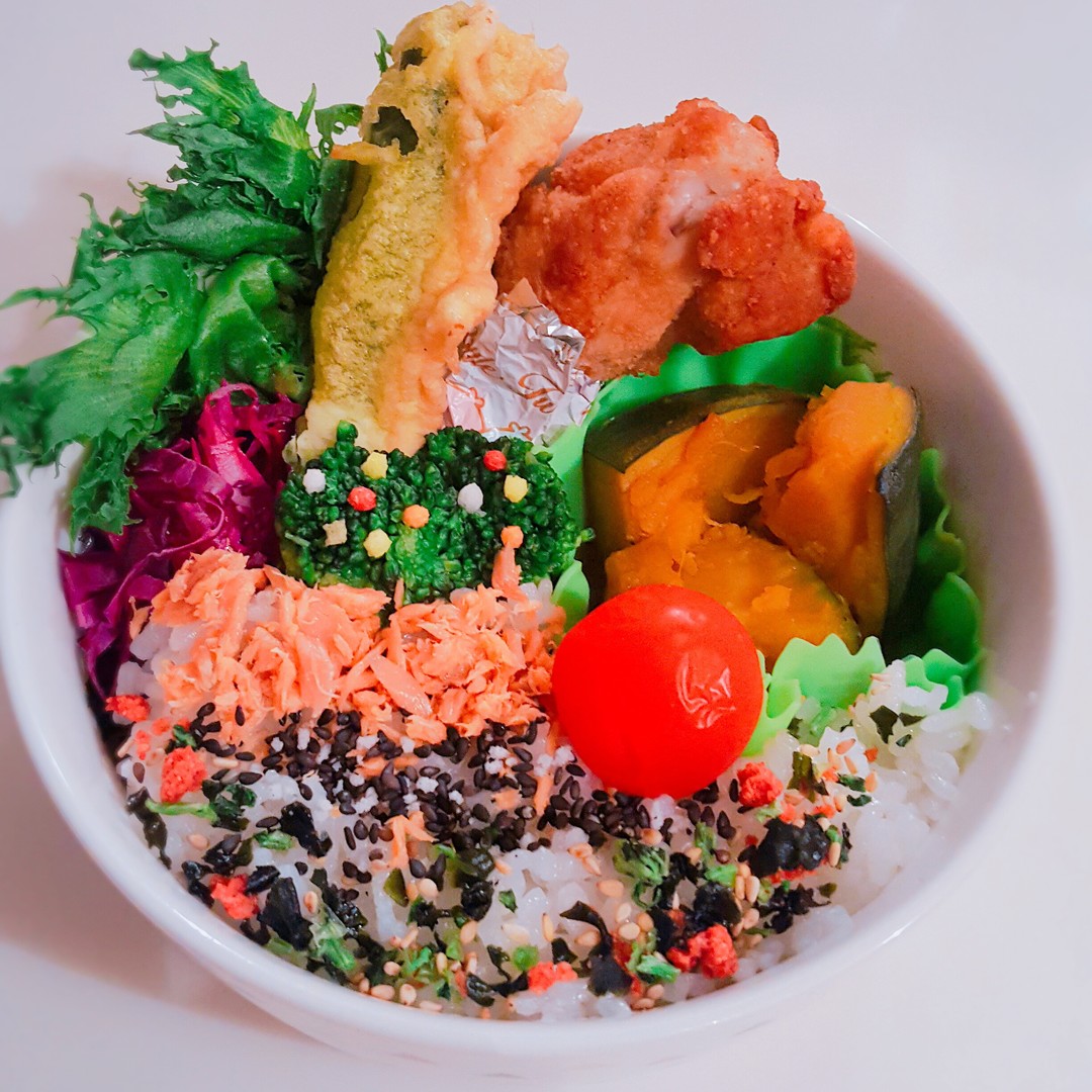 ふりかけ３種類のお弁当