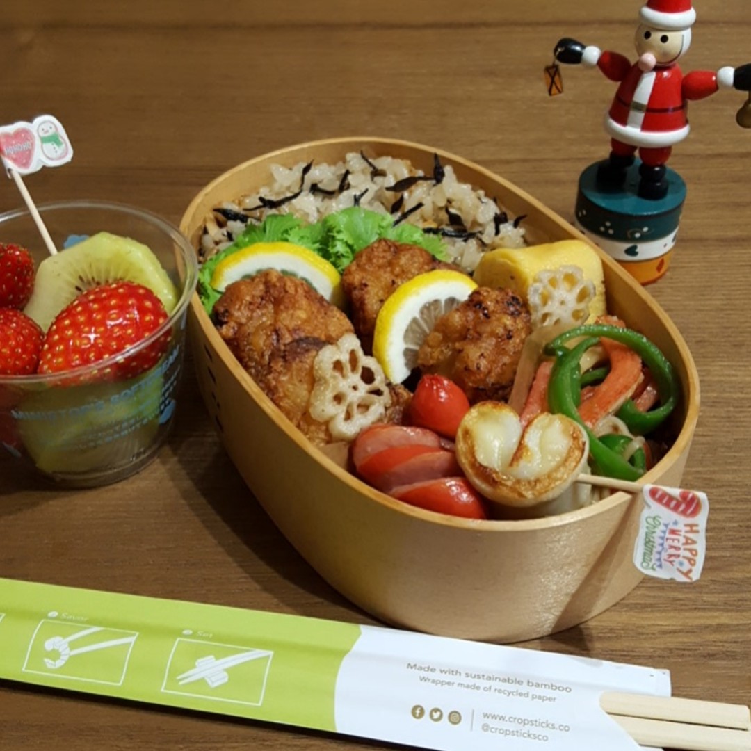 ツナとひじきの炊き込みご飯弁当