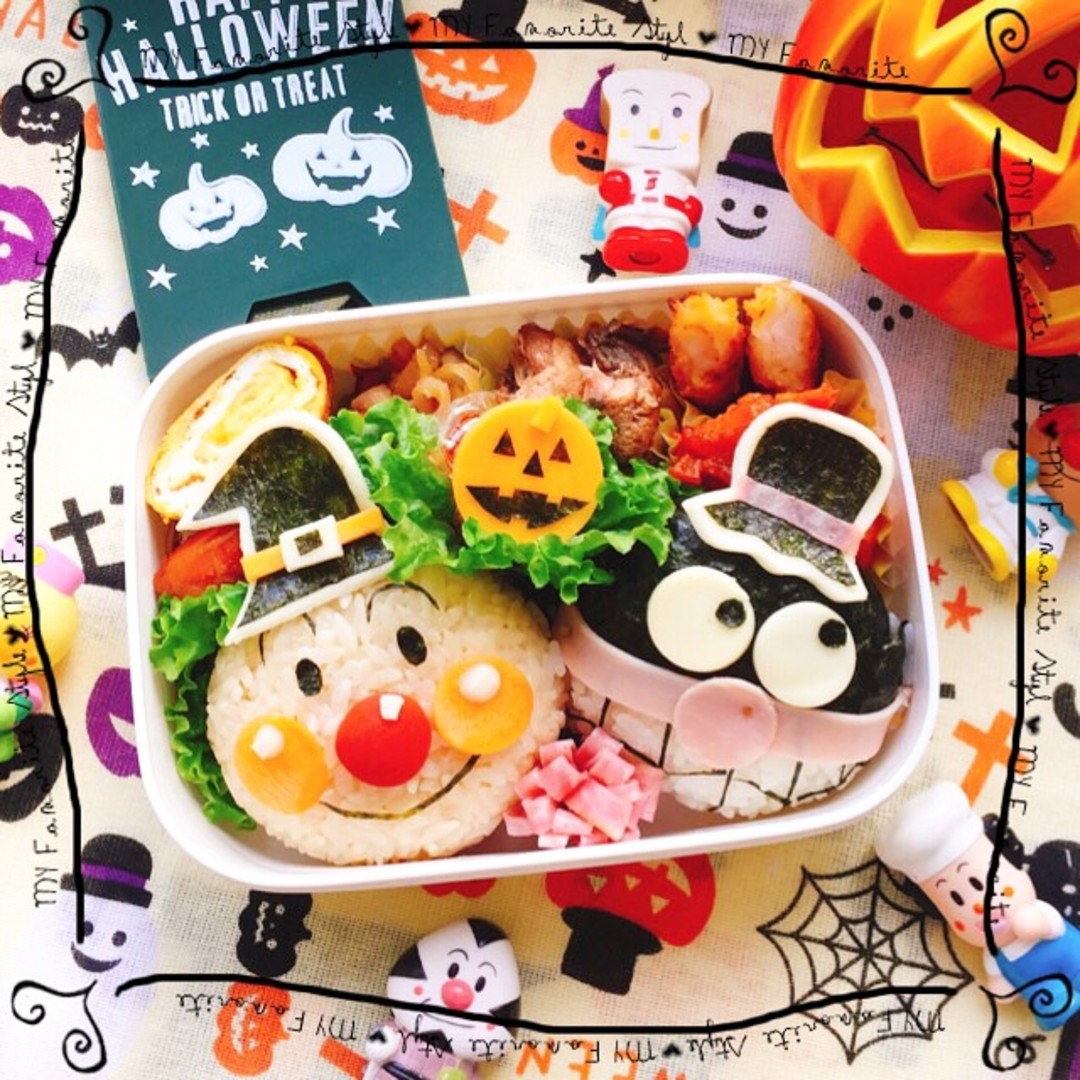 アンパンマンのハロウィンお弁当〜