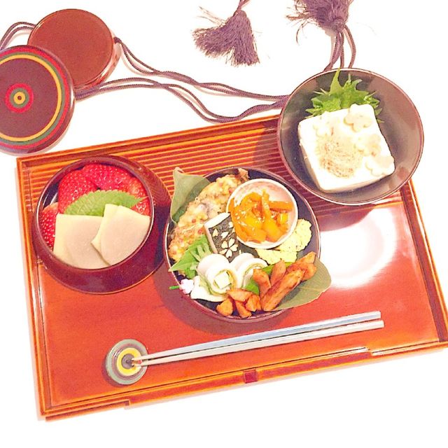 ごはんの代わりに豆腐de弁当