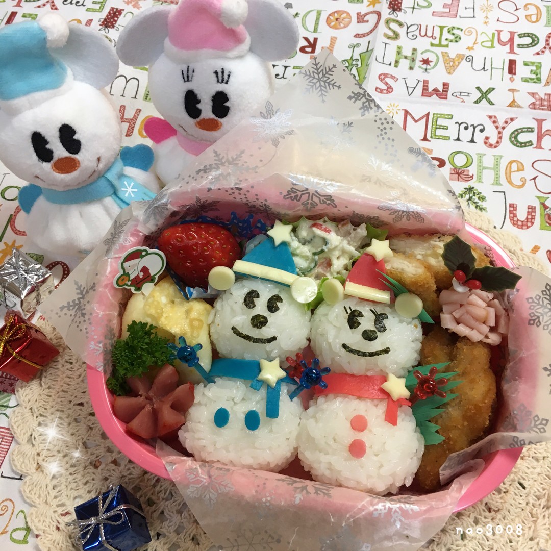 ミキミニサンタのクリスマス🎅弁当