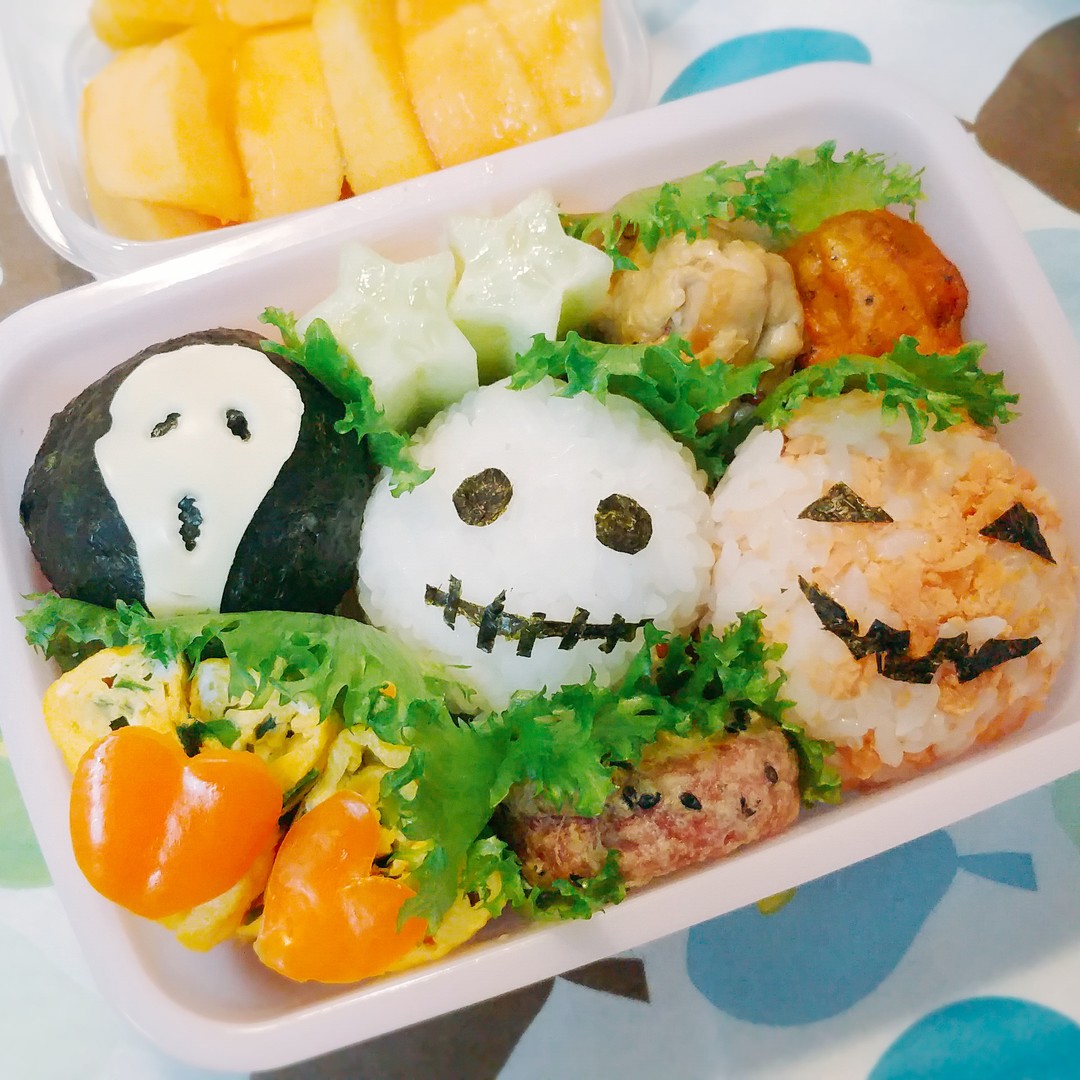 ハロウィンおにぎり弁当