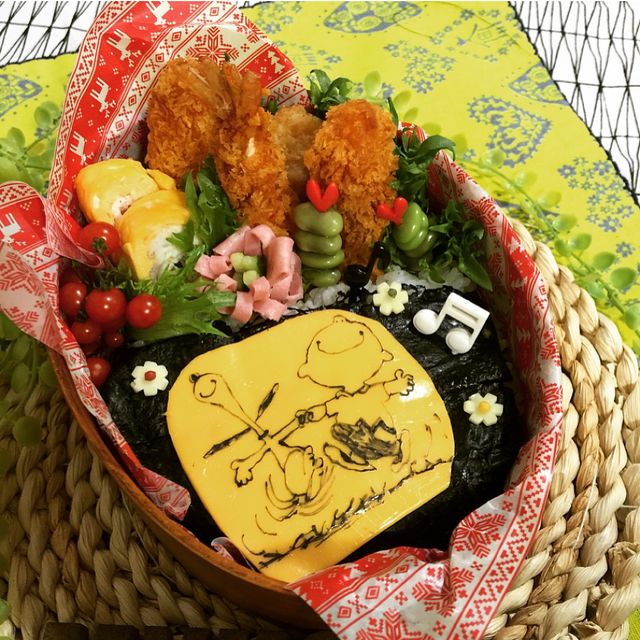 スヌーピーのるんるんお散歩弁当