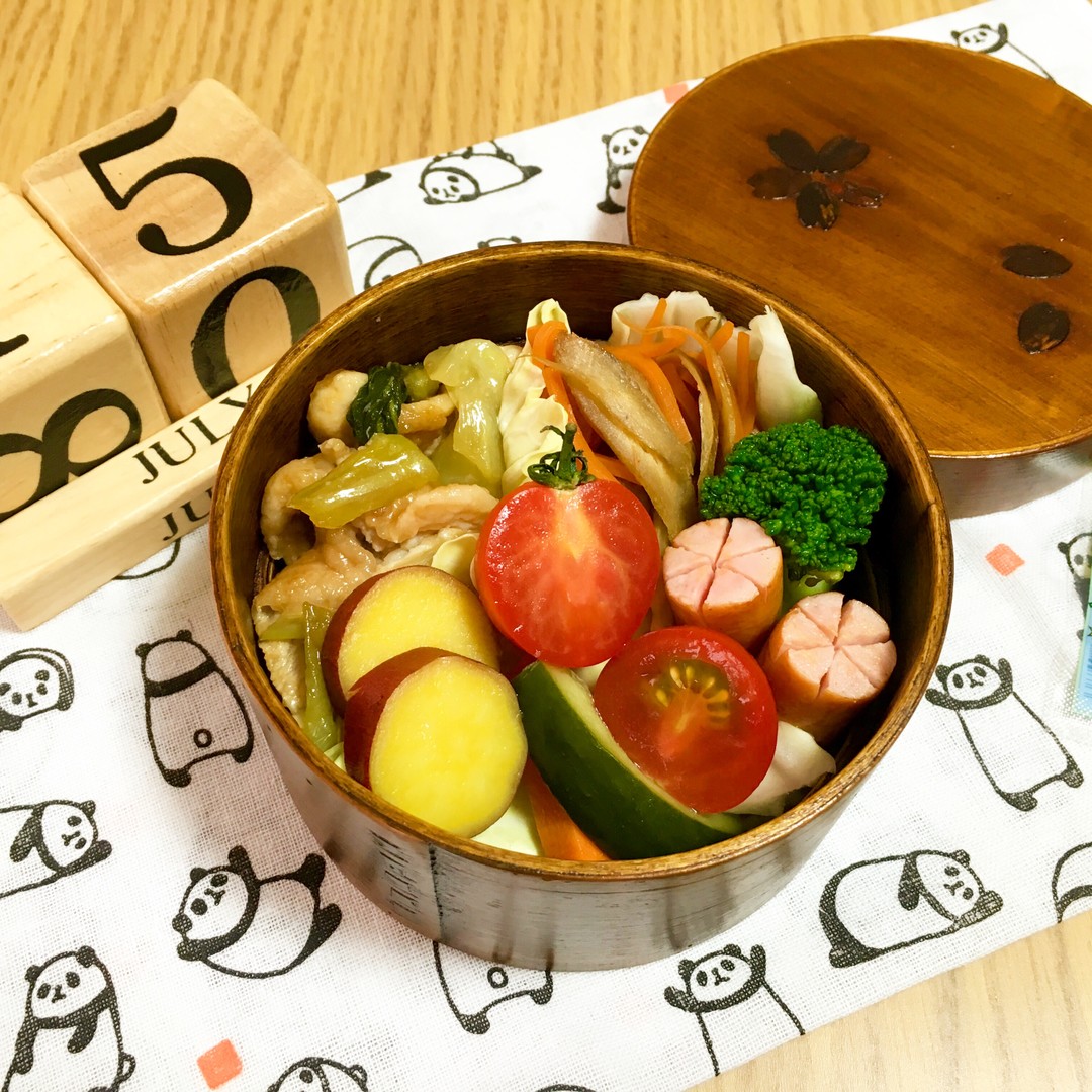 豚肉青梗菜炒め