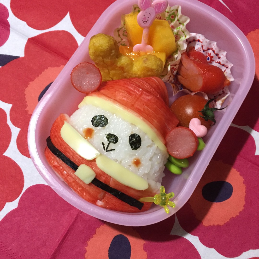 パンダがサンタ弁当