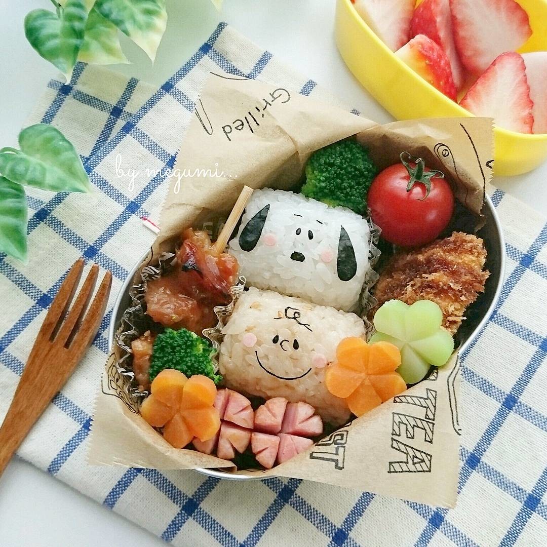 スヌーピー弁当〜♪