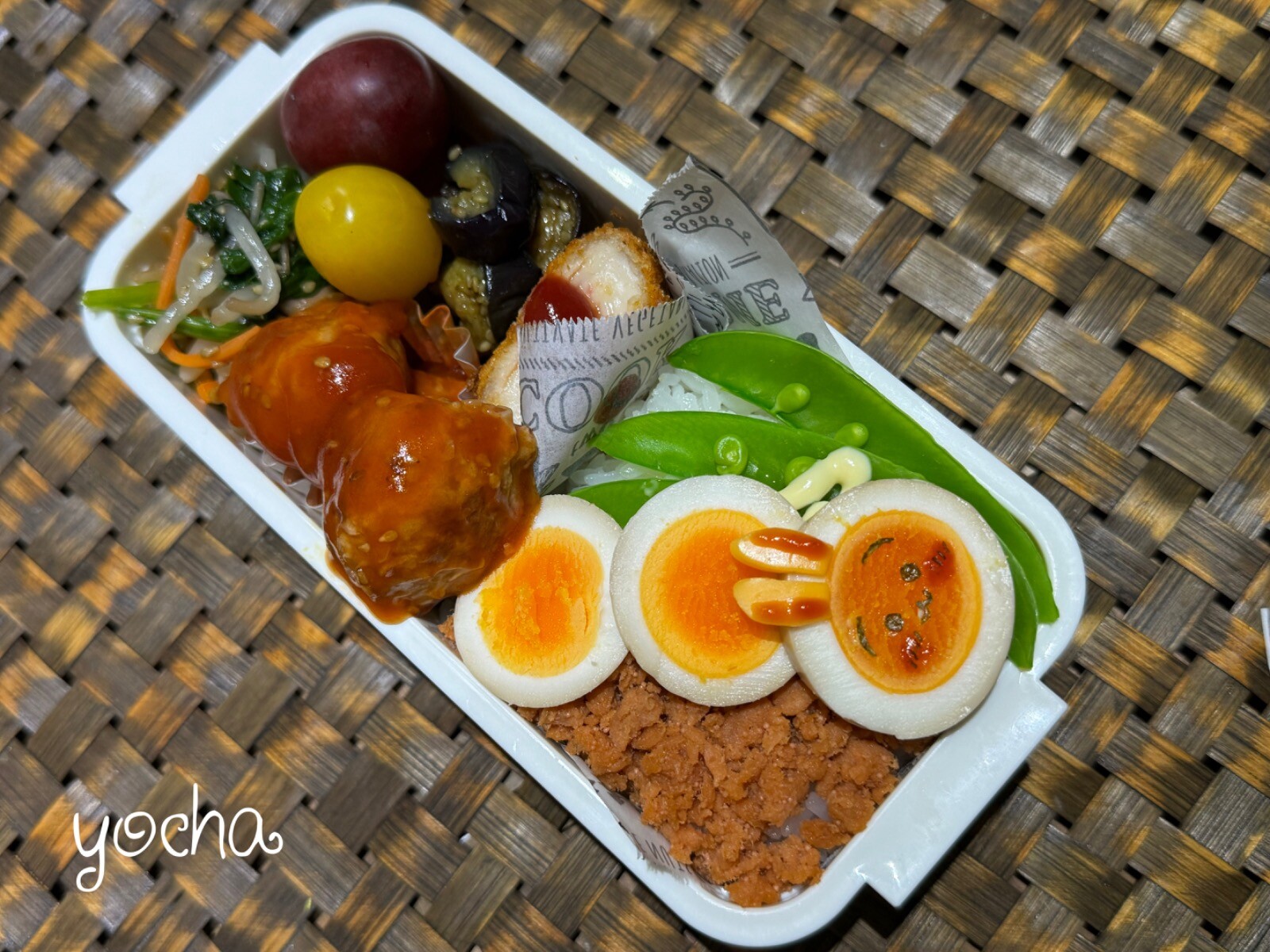 うさぎの明太しゃけ弁当