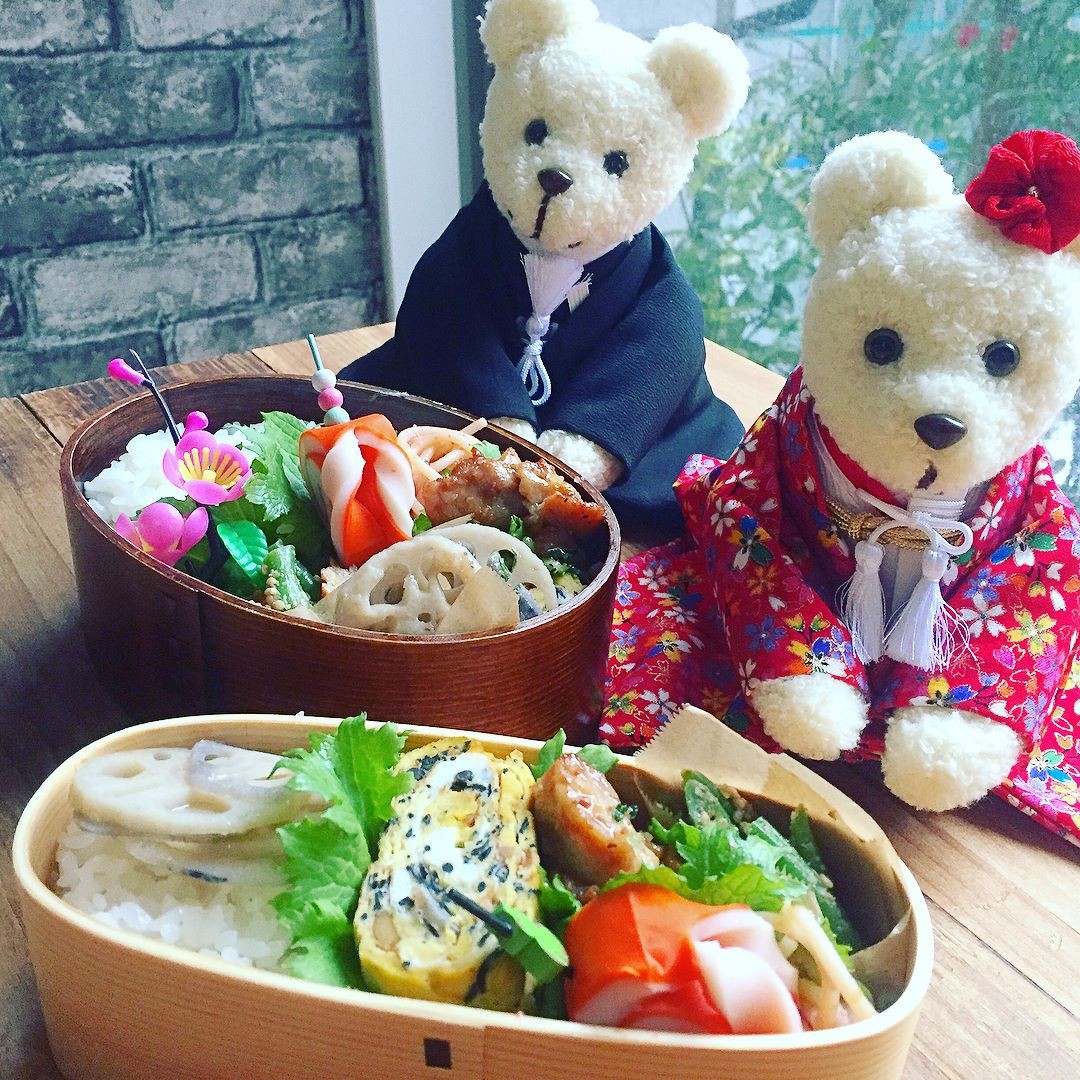 春が待ち遠しいお弁当