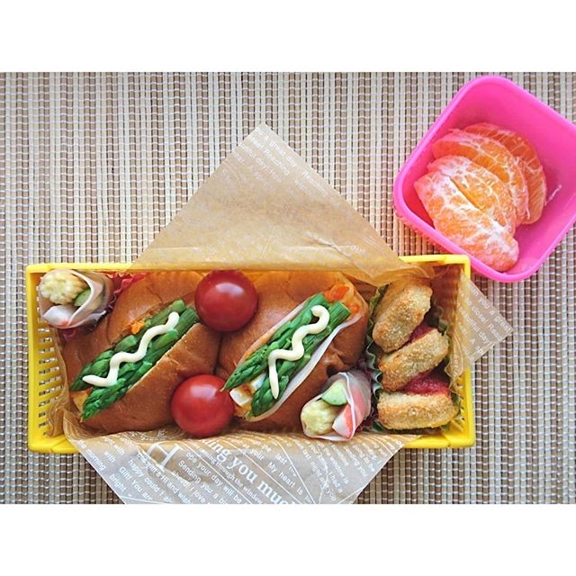 ロールパンサンドイッチ弁当