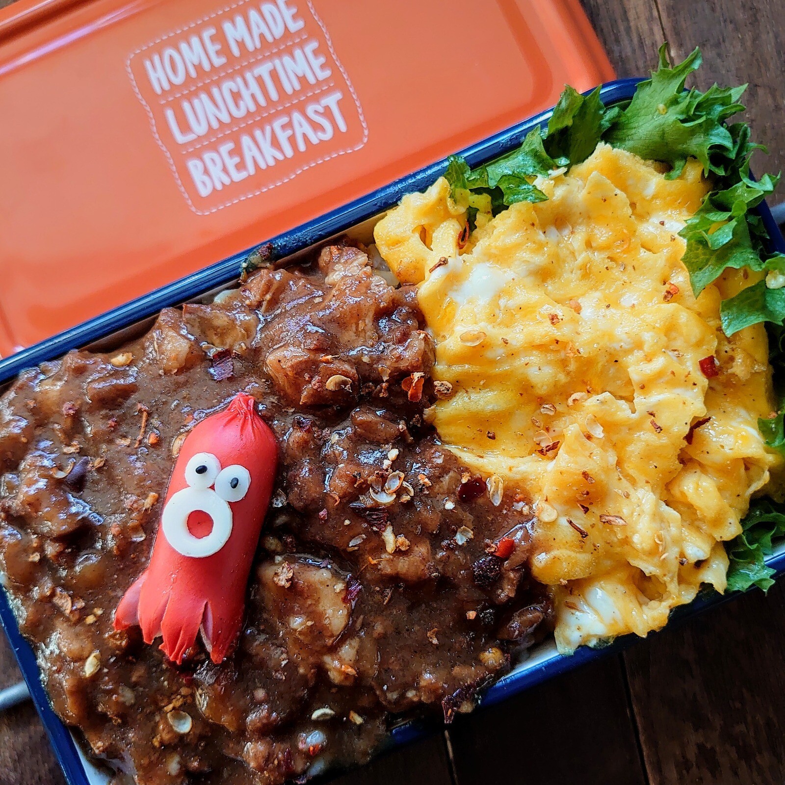 漢の…自分用🍱なんて読むのよ魯肉飯弁当