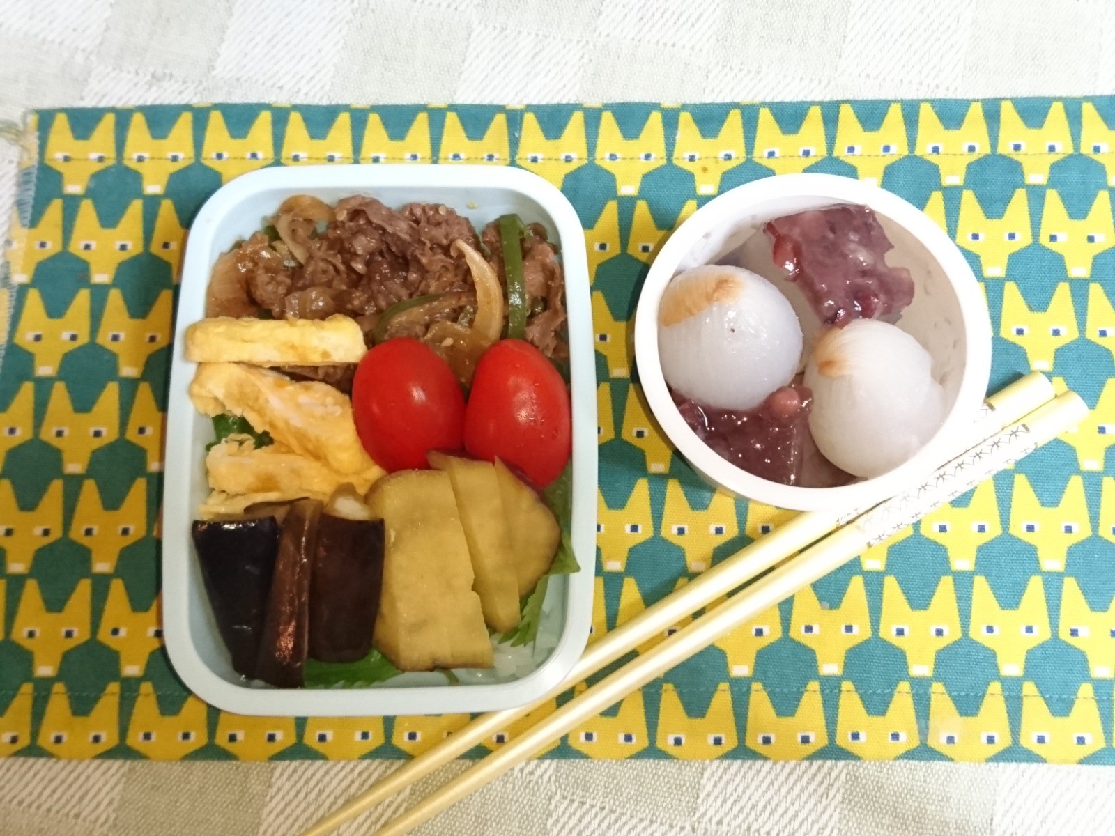 今日のお弁当🍱乗っける