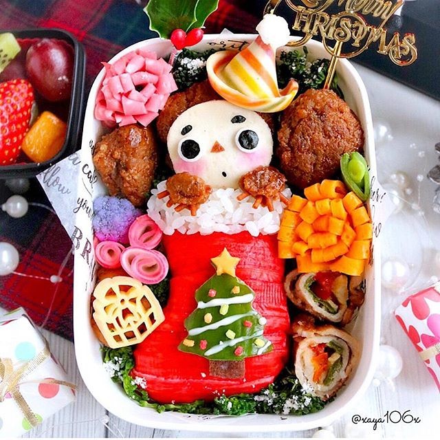 チェブラーシカのクリスマス弁当🎄