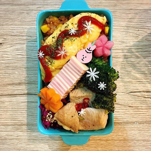 ミニオムレツ弁当