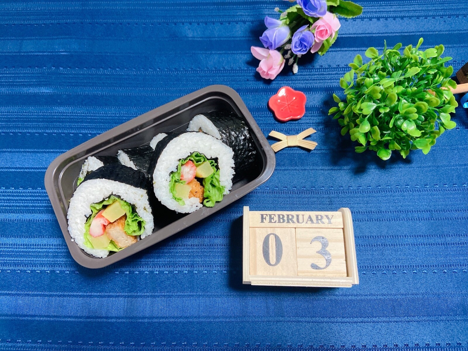 太巻き🌀弁当だよ！