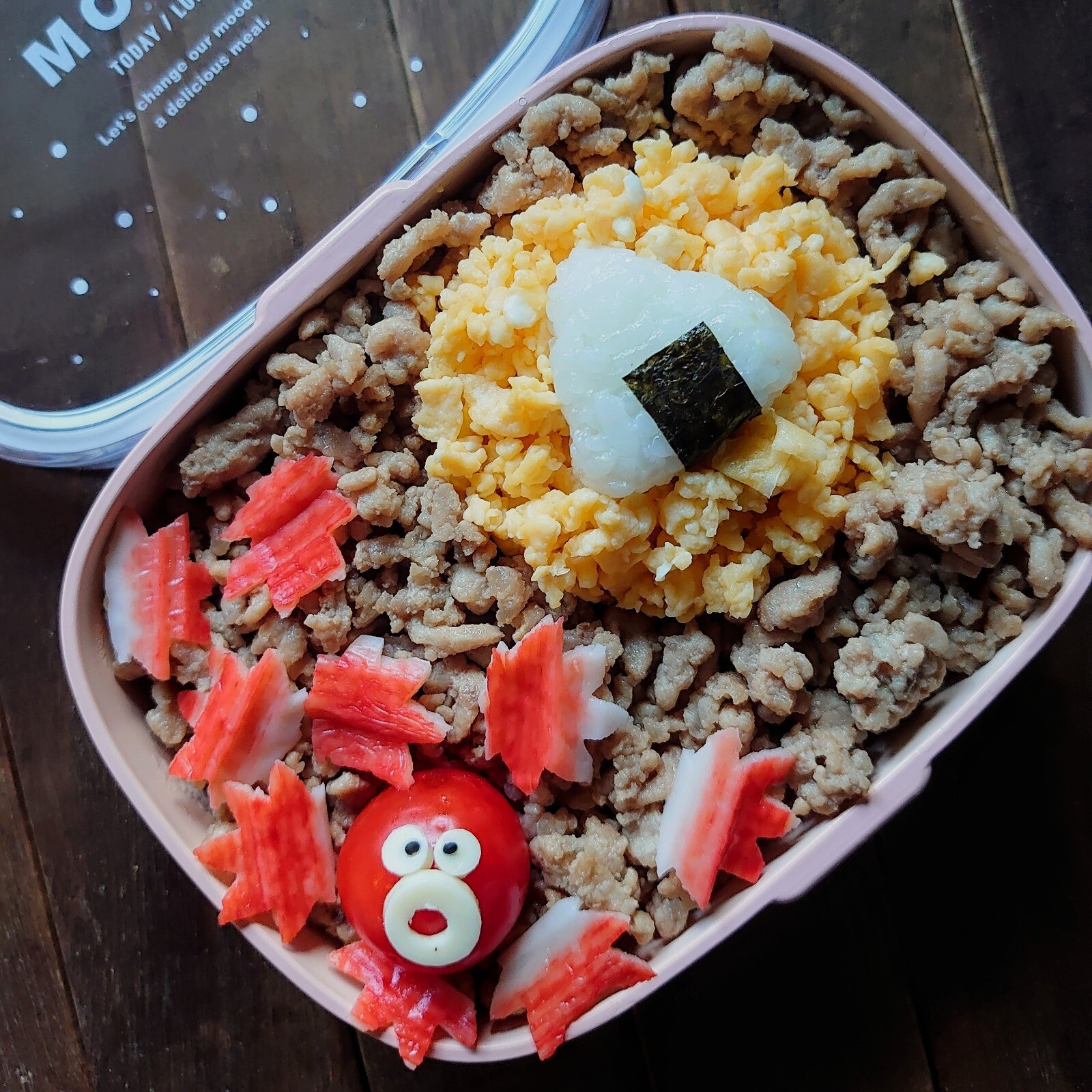 漢の…長女用🍱秋の2色そぼろ丼弁当