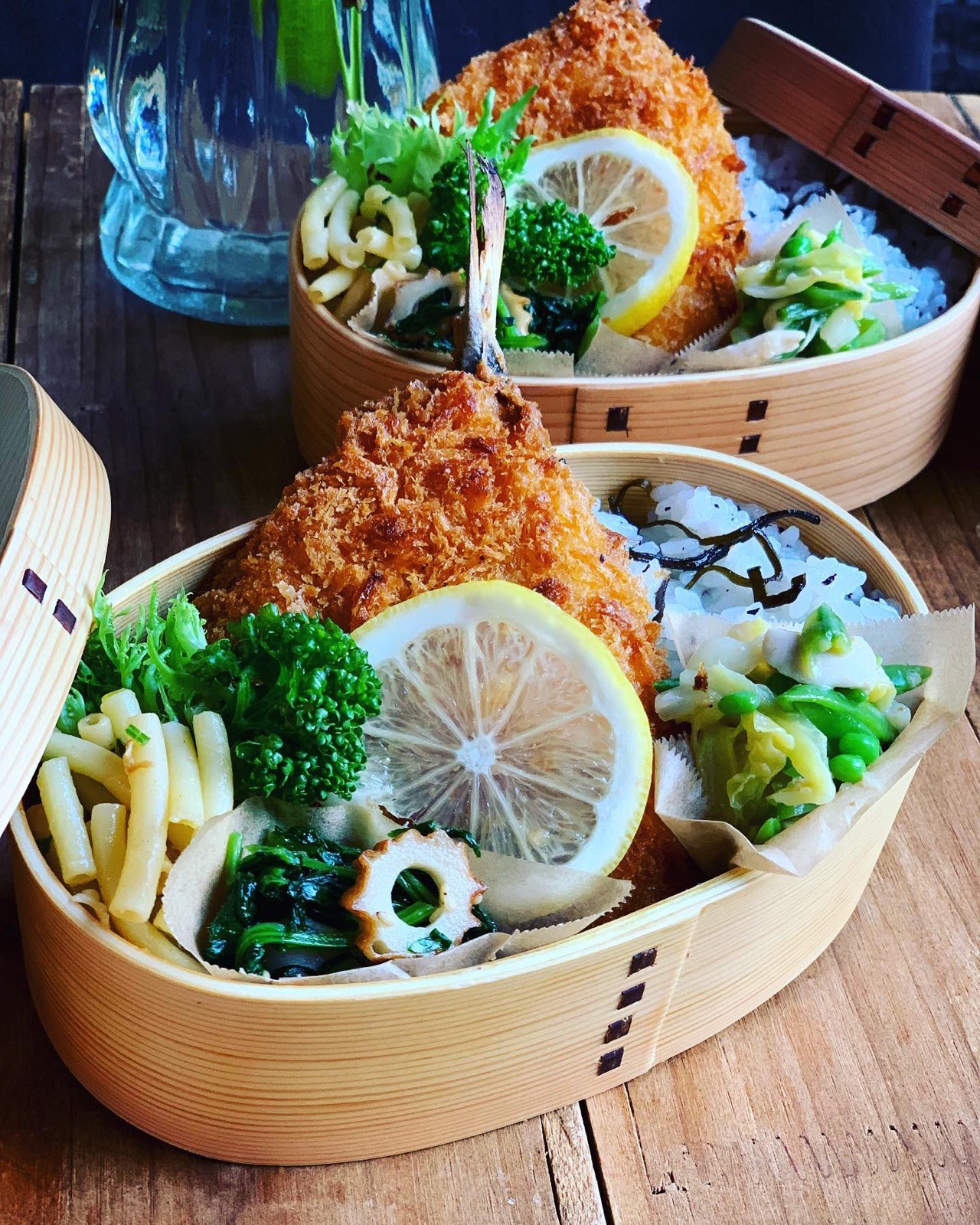 アジフライ弁当