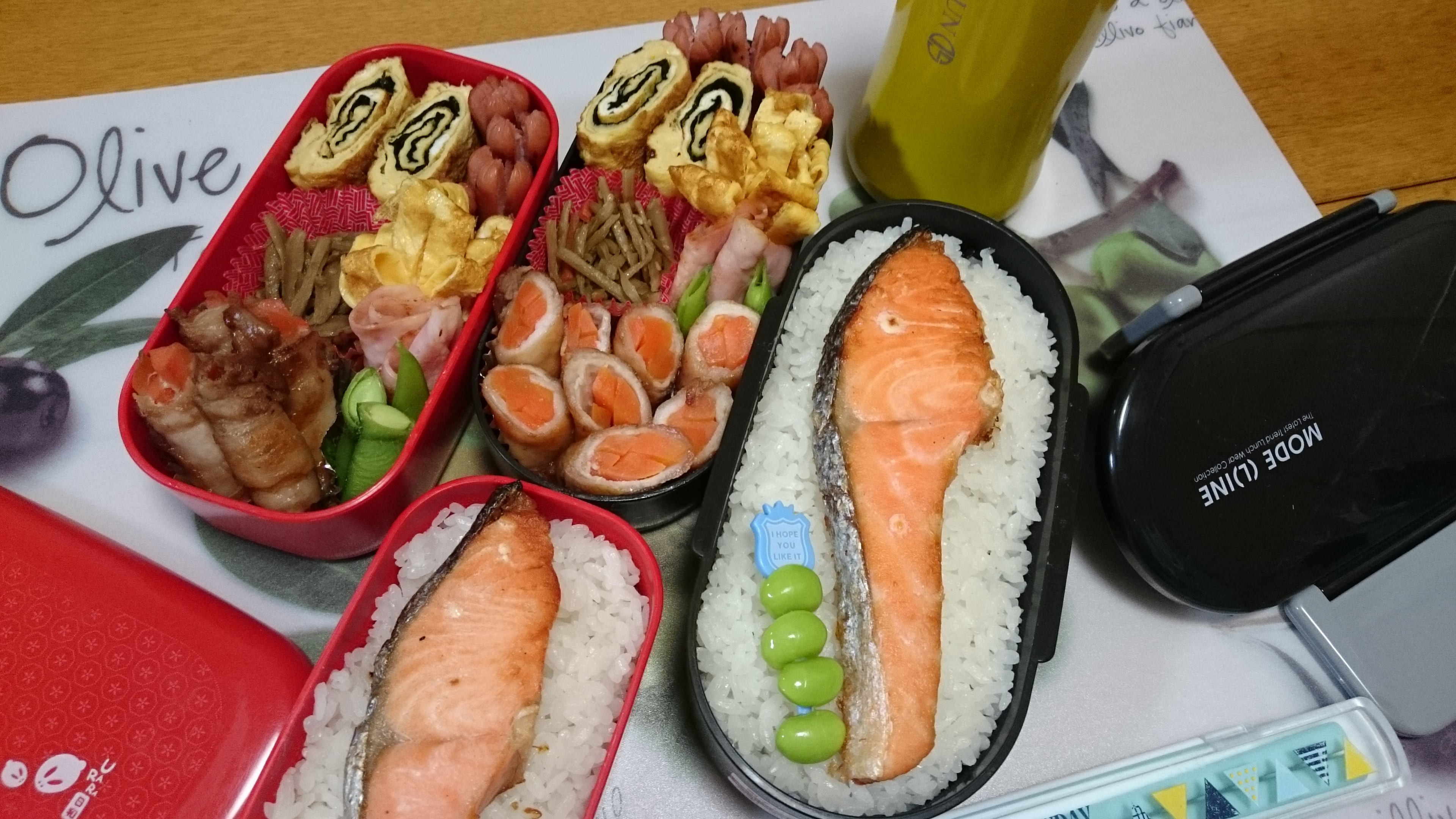 くるくる卵焼き弁当