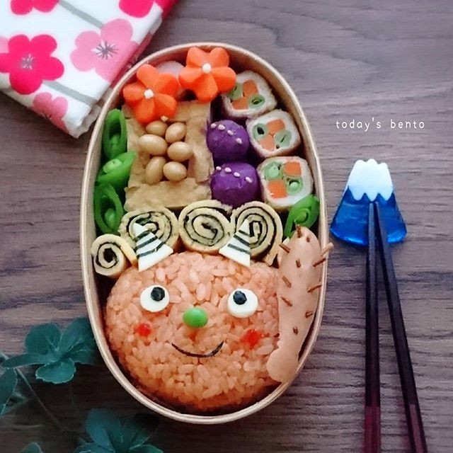 節分弁当👹