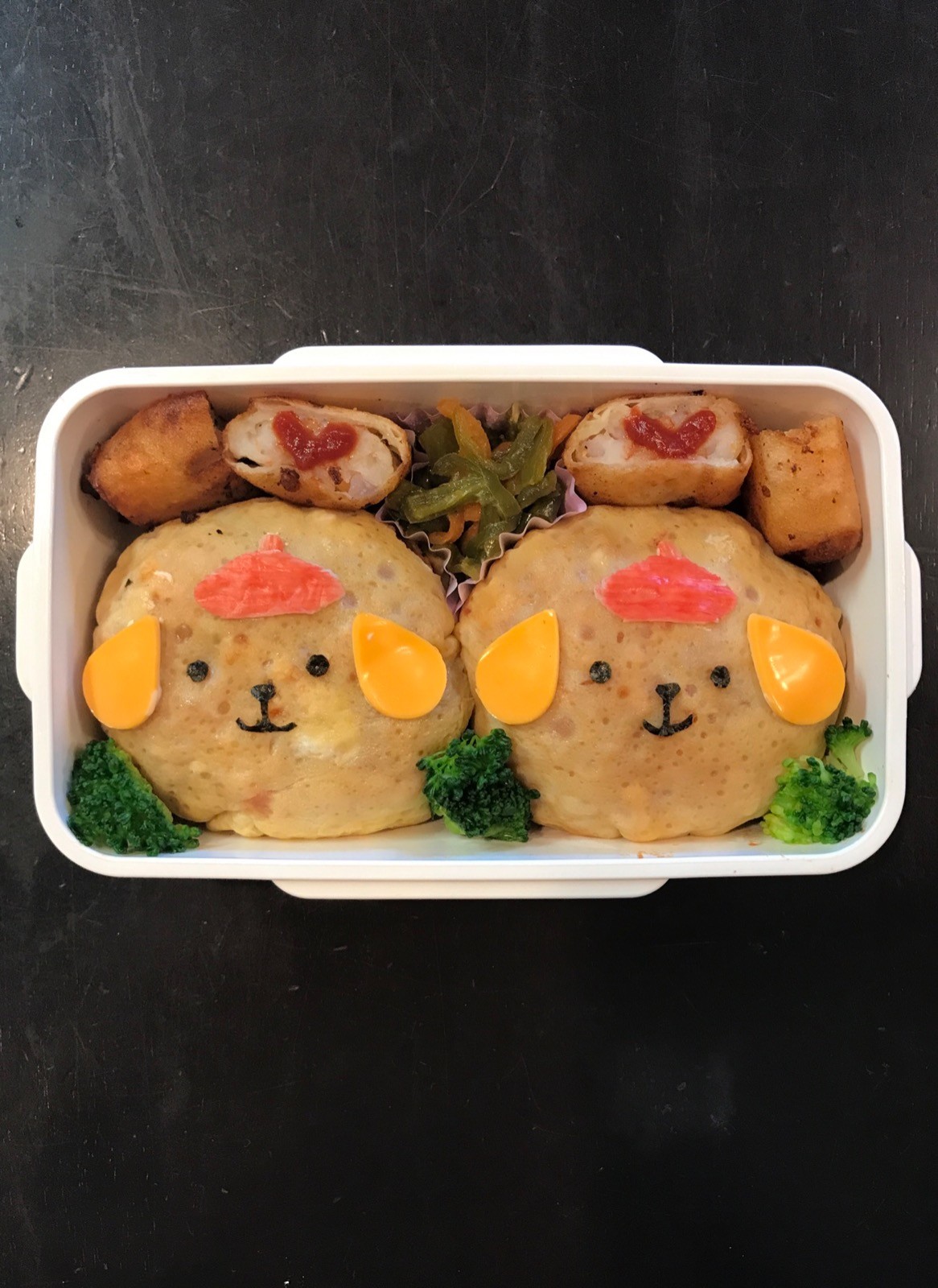 ポムポムプリン風弁当