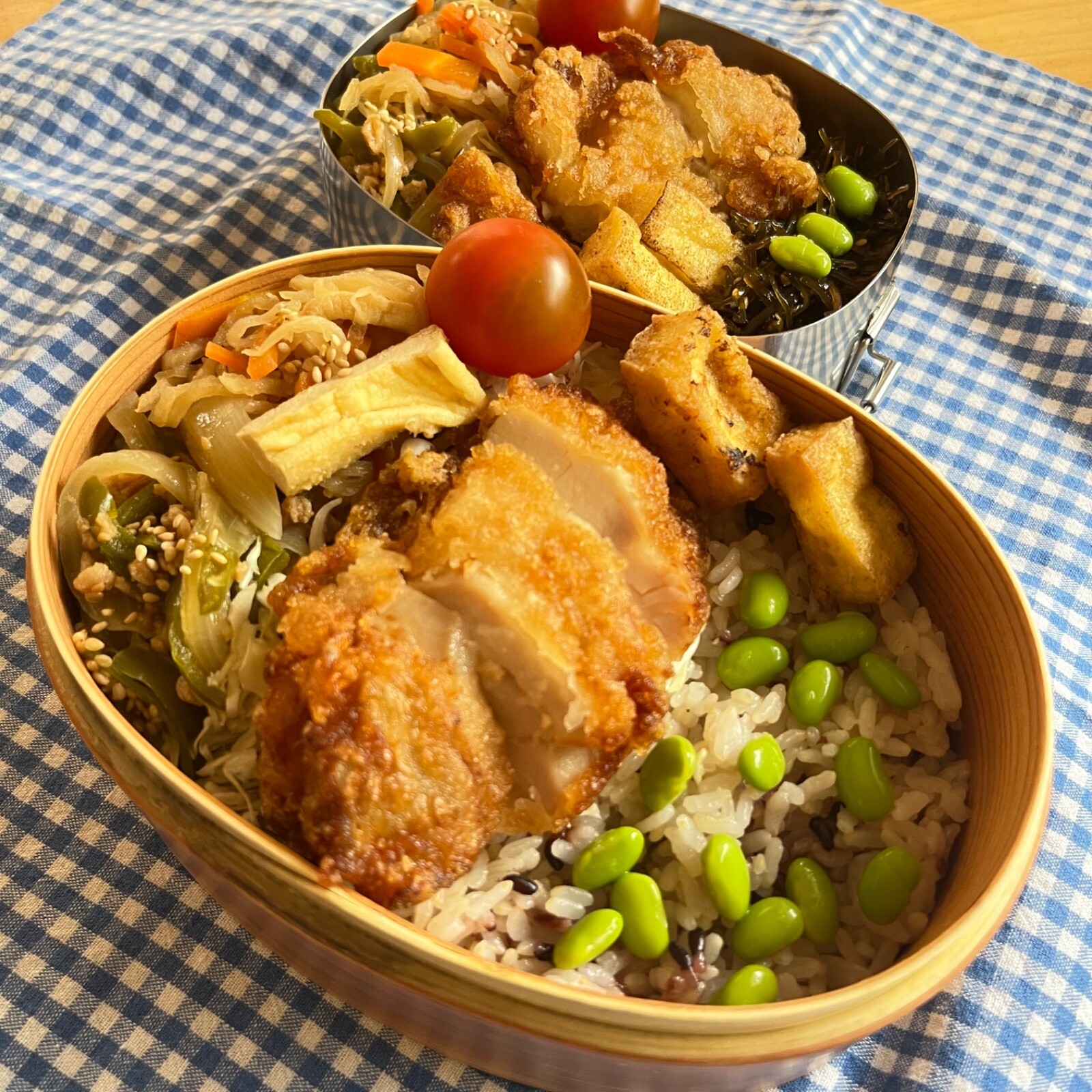 中ぼー息子と夫ののっけ弁