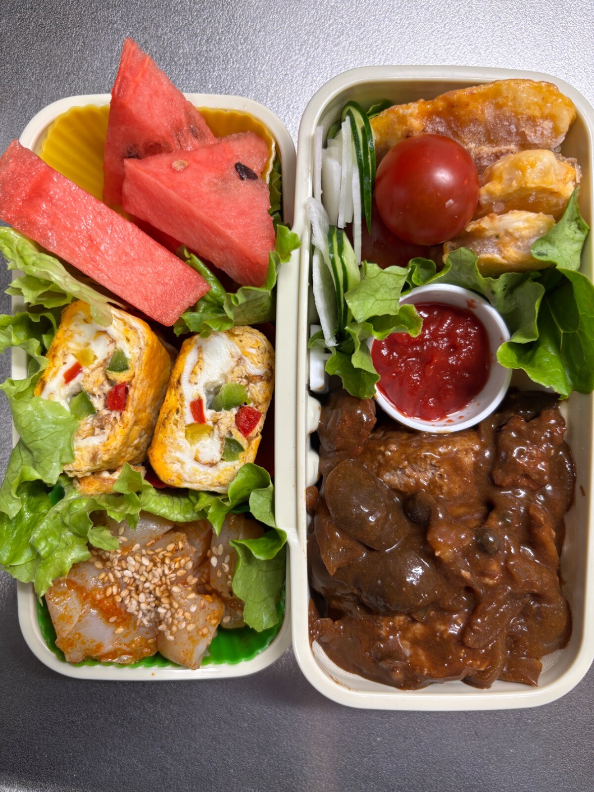 デミグラスハンバーグ弁当