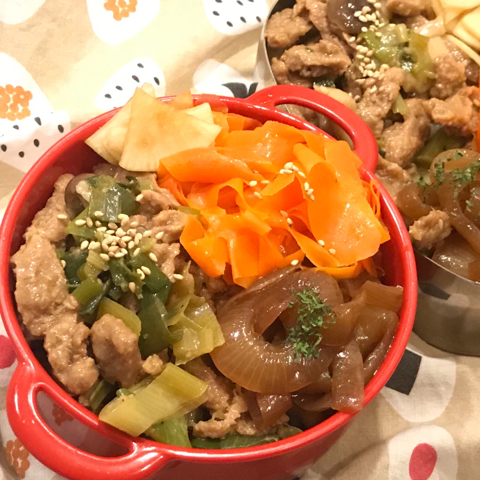 JK娘と夫ののっけ弁