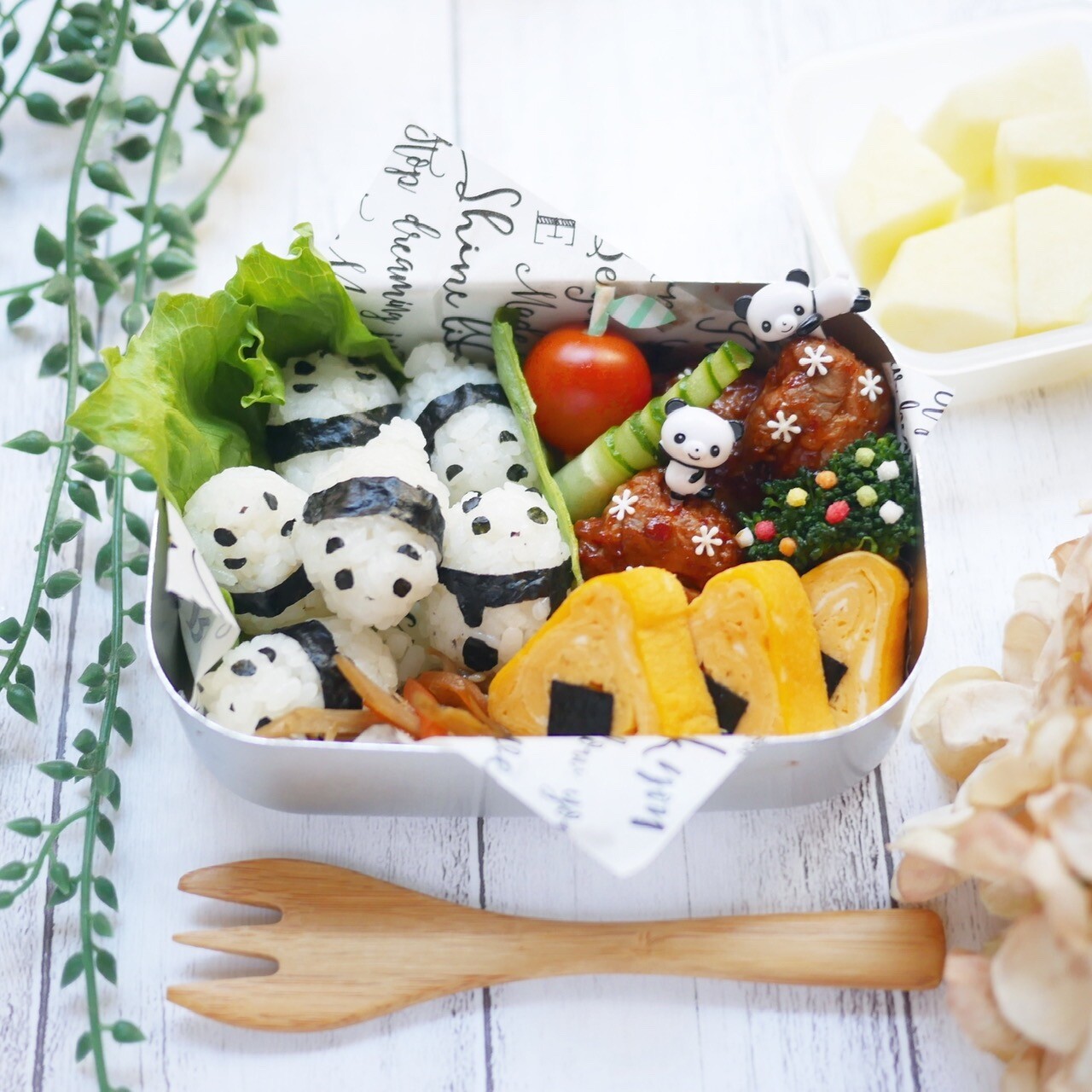 パンダこにぎり弁当