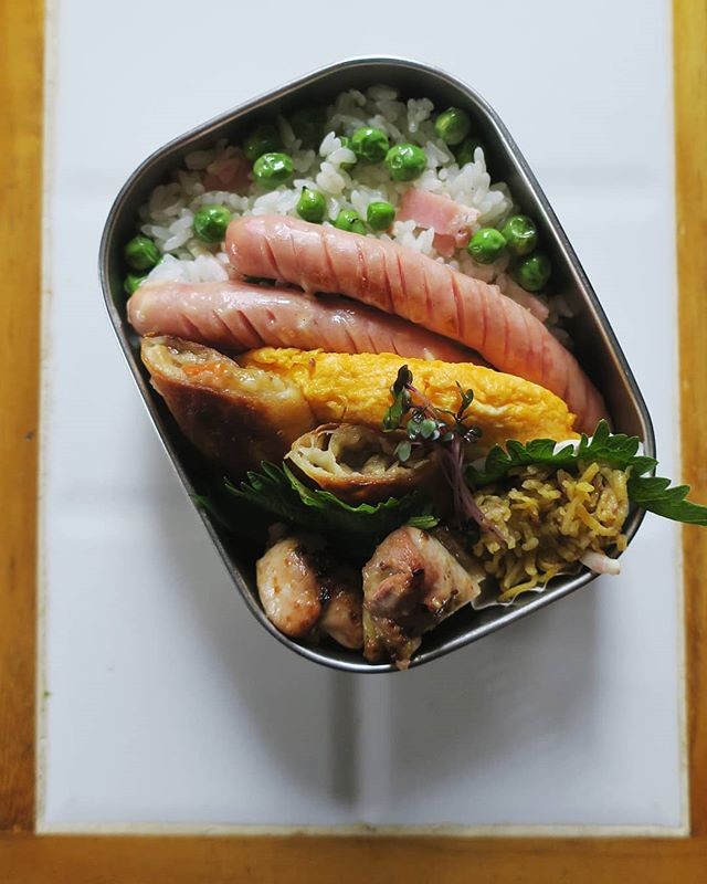 お豆ごはん弁当