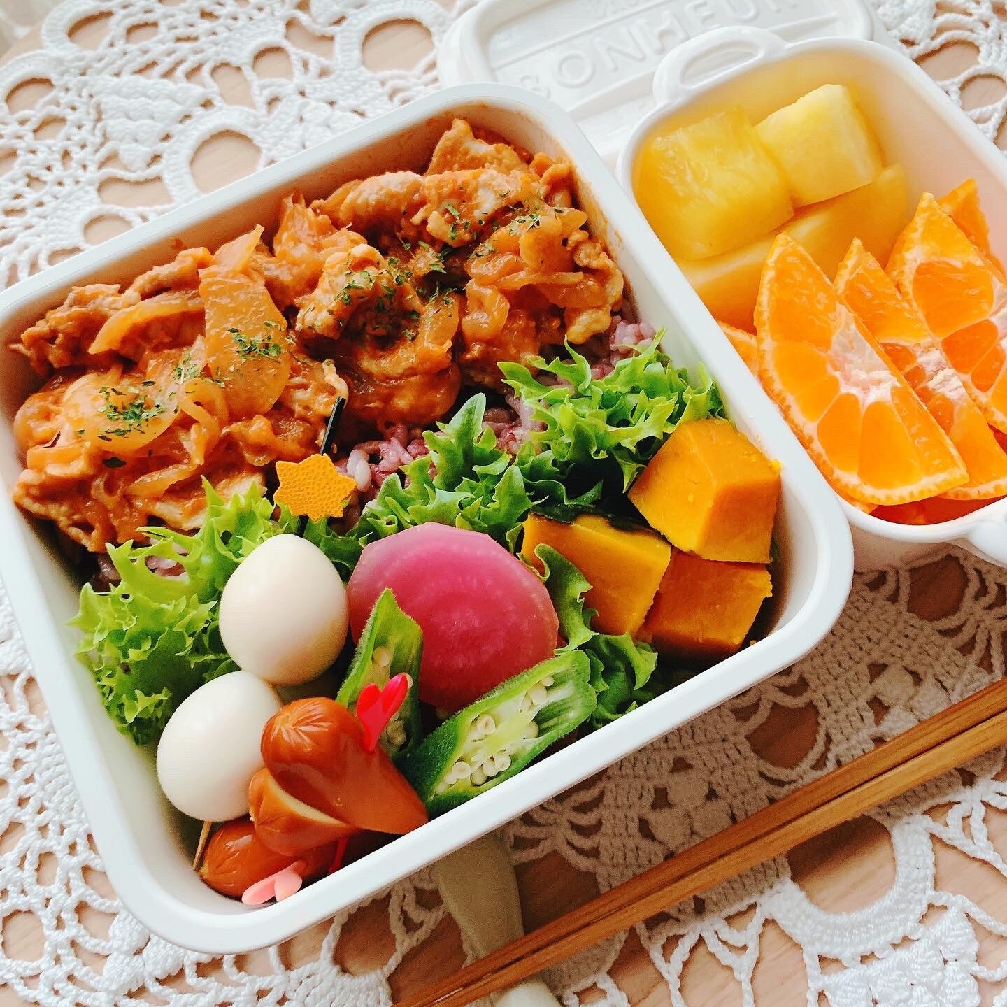 ポークチャップ弁当
