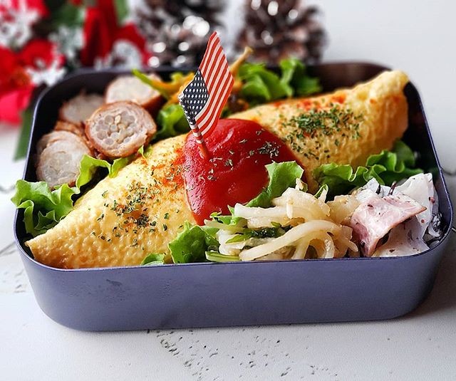 オムライス弁当の日