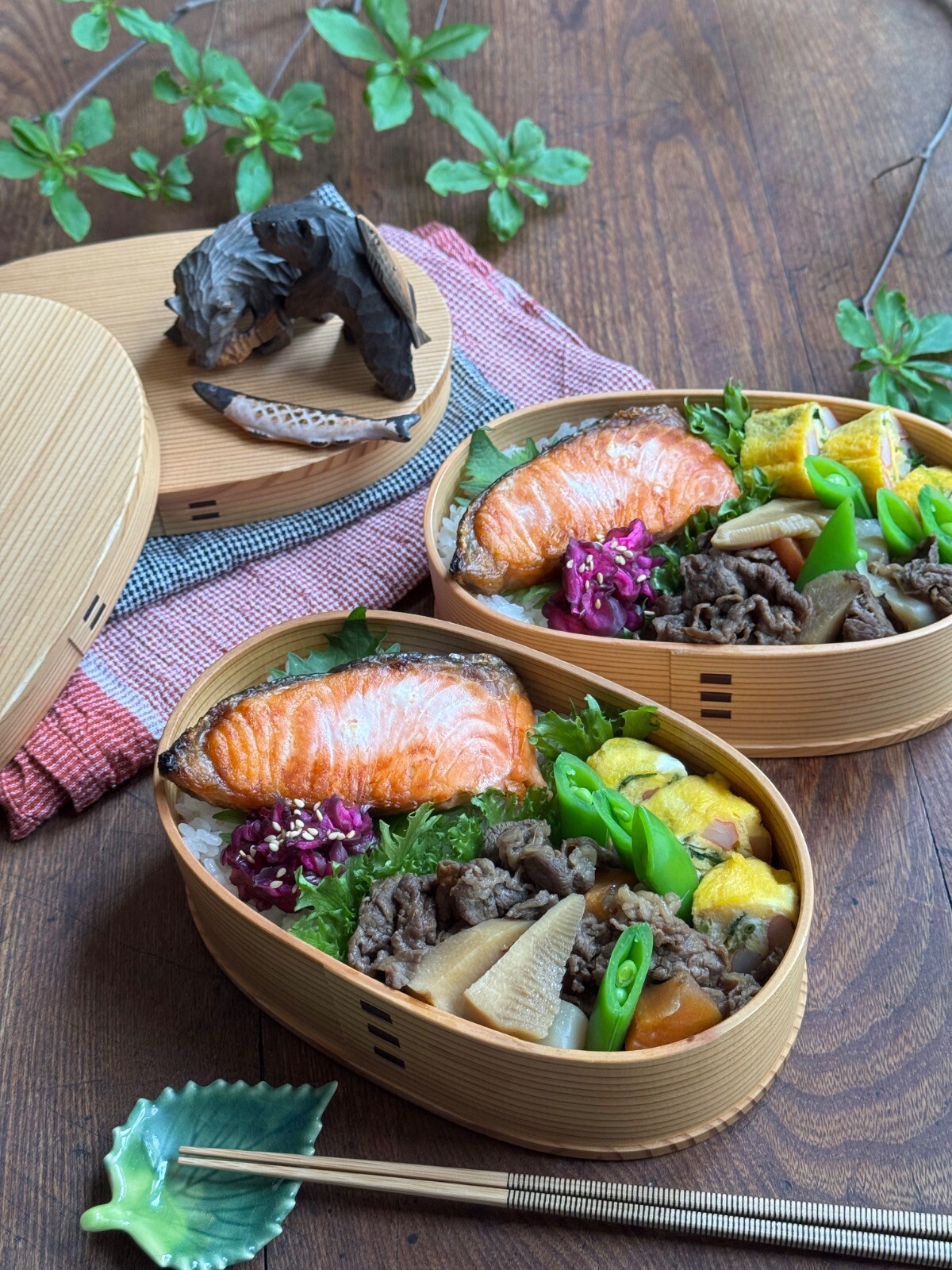 焼き鮭弁当