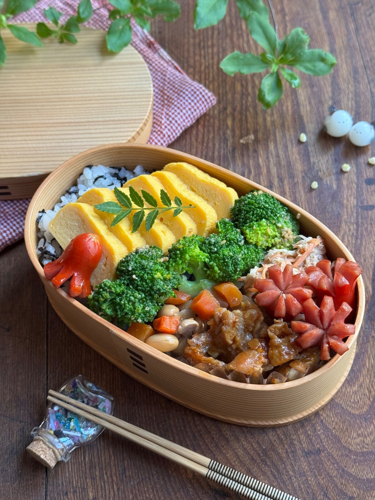 鶏肉の粉ラー油弁当