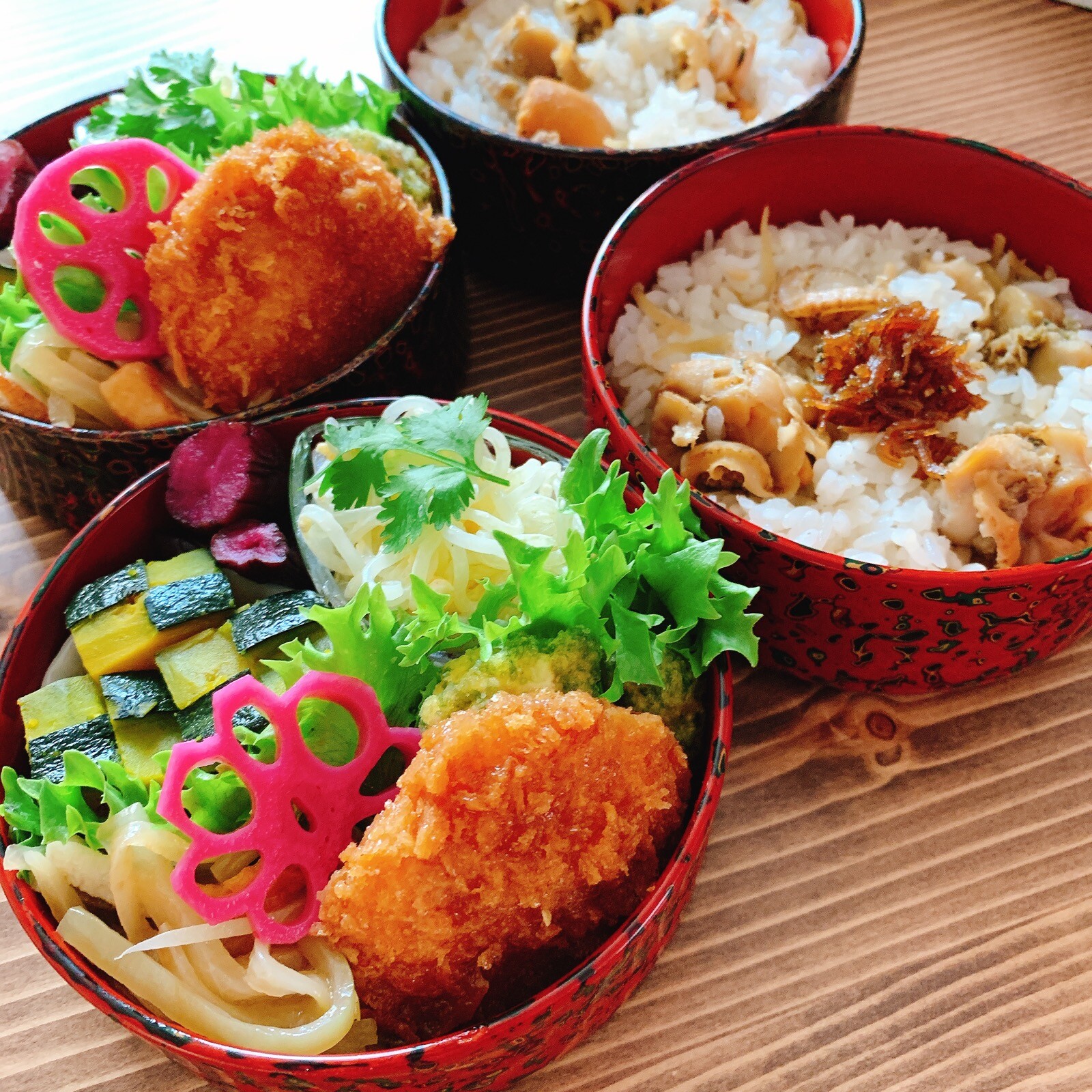 帆立生姜ご飯弁当